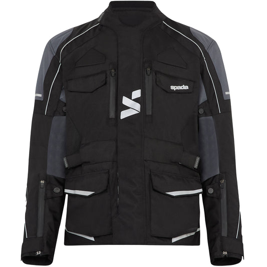 Spada Ladies City Nav Textile Jacket - Black - Spada motorcycle jacket, view 1
