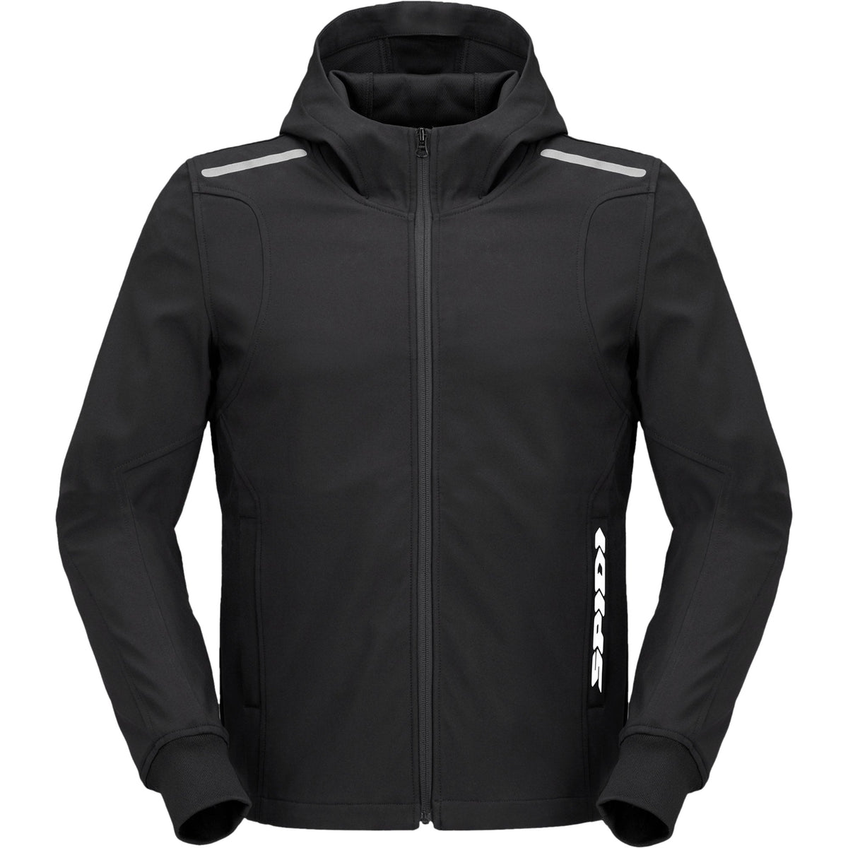 Spidi Hoodie Armour Light CE Textile Jacket - Black - Spidi motorcycle jacket, view 1