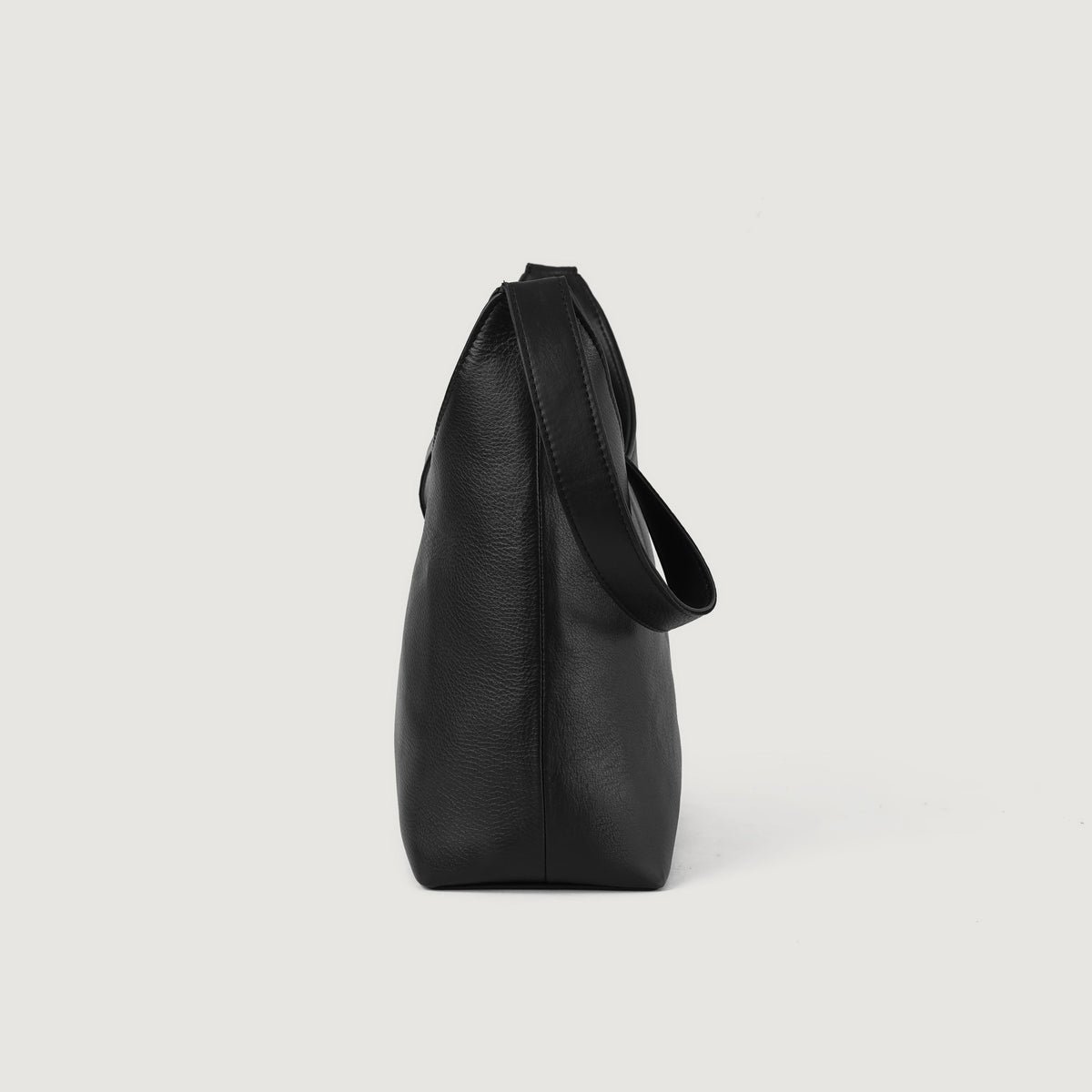 Brex Stefani Black Leather Hobo Bag - black leather hobo bag, view 4