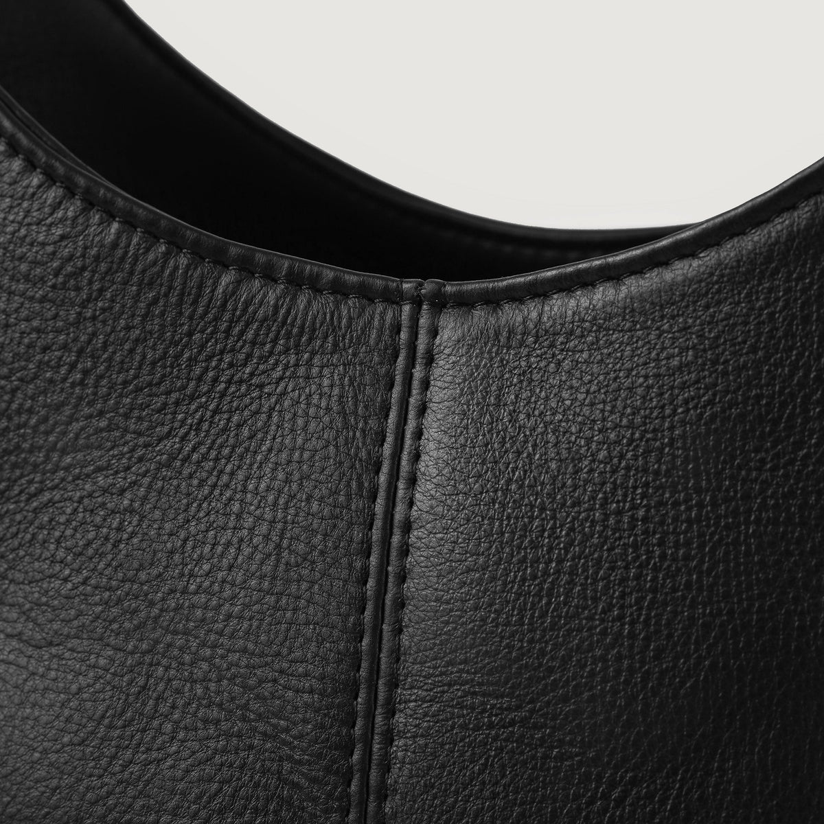 Brex Stefani Black Leather Hobo Bag - black leather hobo bag, view 8