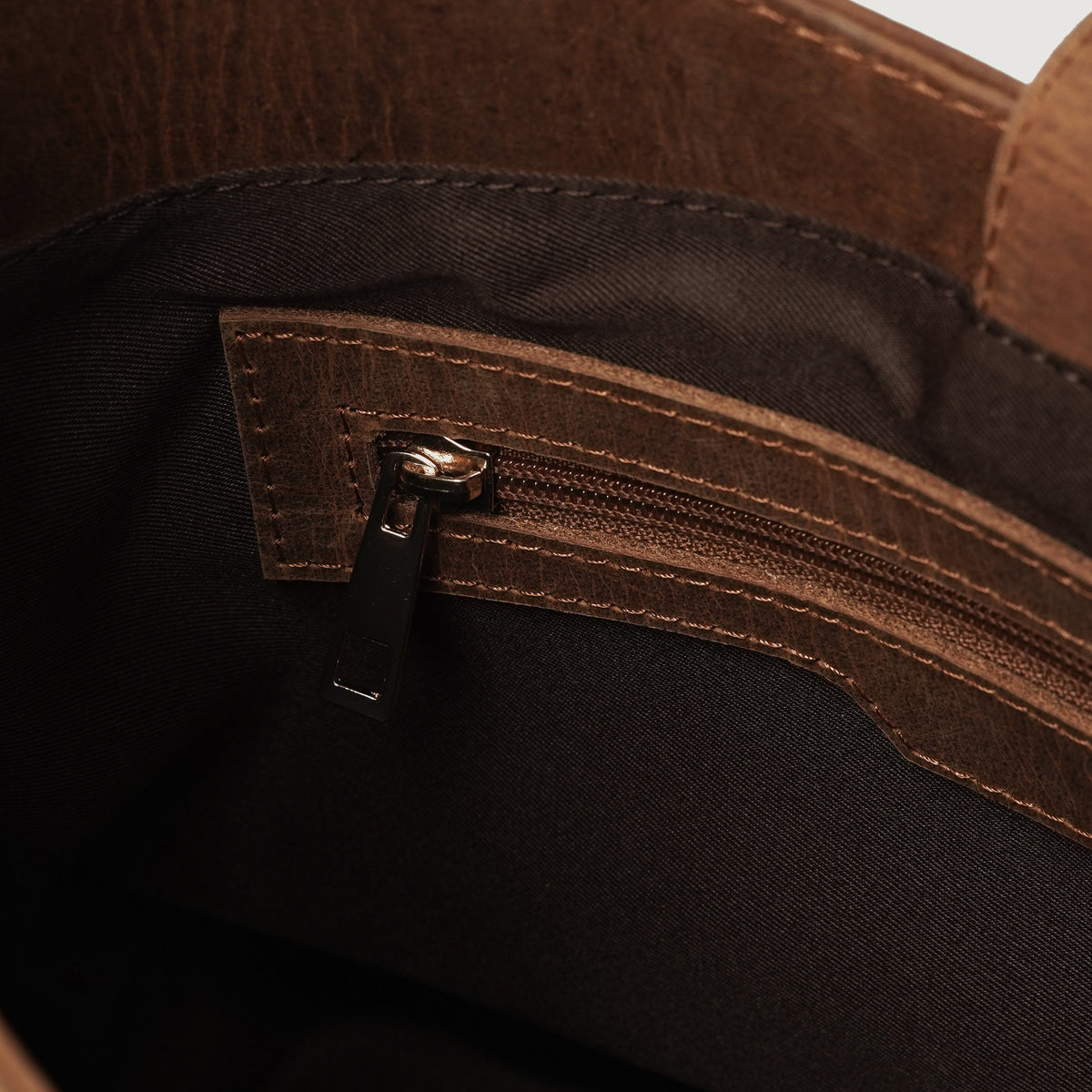 Brex Stefani Vintage Tan Brown Leather Hobo Bag - tan & brown leather vintage hobo bag, view 5