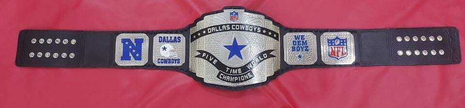 Super Bowl Dallas Cowboys NFL Championship Inspired Collectible Belt - photo 4 of 6 | Brex International
