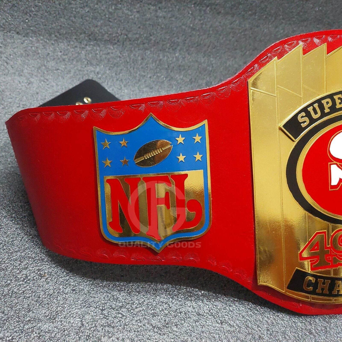 Super Bowl SF 49ers Championship Inspired Collectible Title Belt - photo 4 of 6 | Brex International