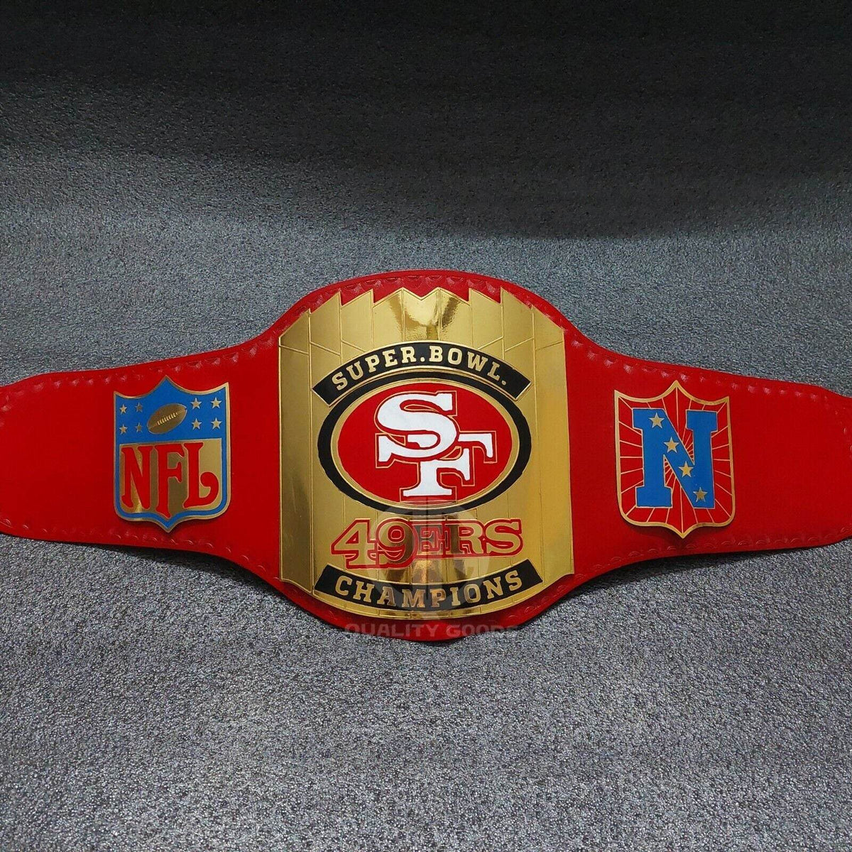 Super Bowl SF 49ers Championship Inspired Collectible Title Belt - photo 5 of 6 | Brex International
