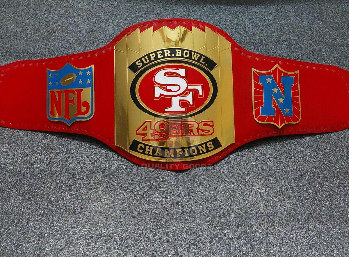 Super Bowl SF 49ers Championship Inspired Collectible Title Belt - photo 6 of 6 | Brex International