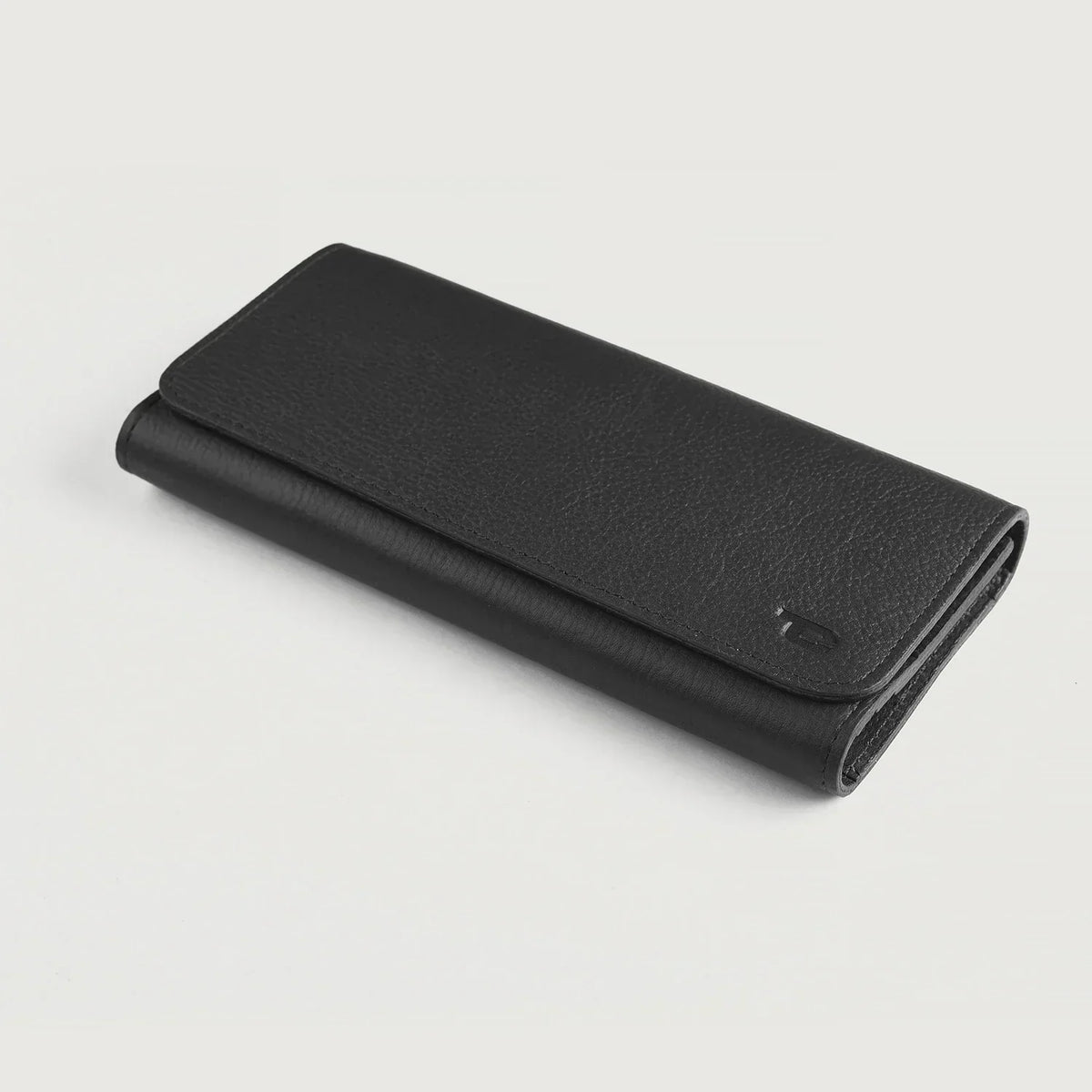 Brex Taylor Black Leather Continental Wallet - black continental leather wallet, view 3