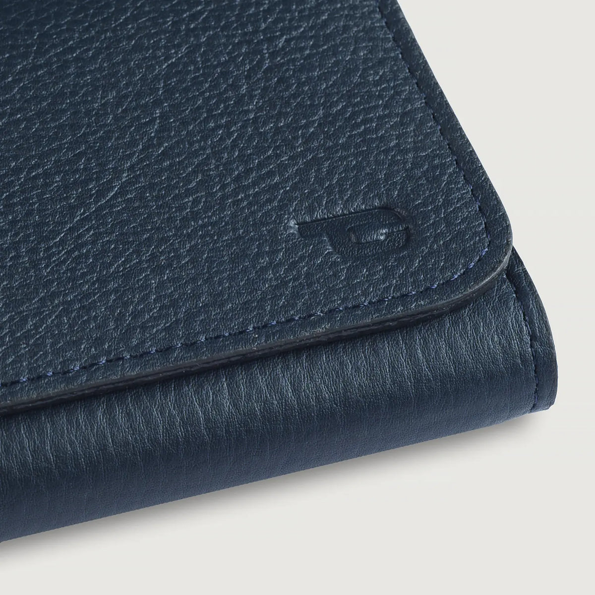 Brex Taylor Blue Leather Continental Wallet - blue continental leather wallet, view 6