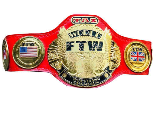 TAZ FTW World Wrestling Championship Inspired Belt 2mm Brass Adult Size - photo 1 of 5 | Brex International
