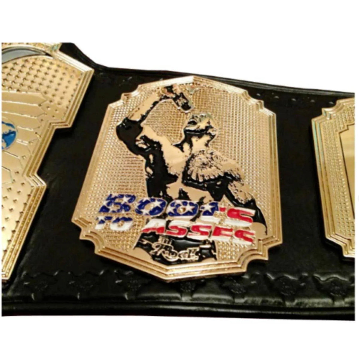The Rock Brahma Peoples Champion Inspired Collectible Title Belt - photo 4 of 8 | Brex International