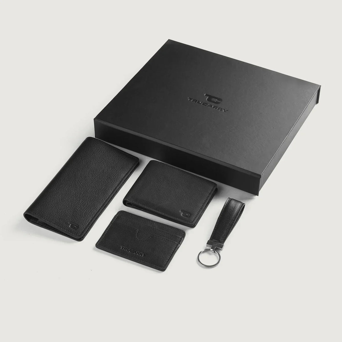 Brex Timeless Taylen Black Leather Gift Set - black leather gift set, view 1