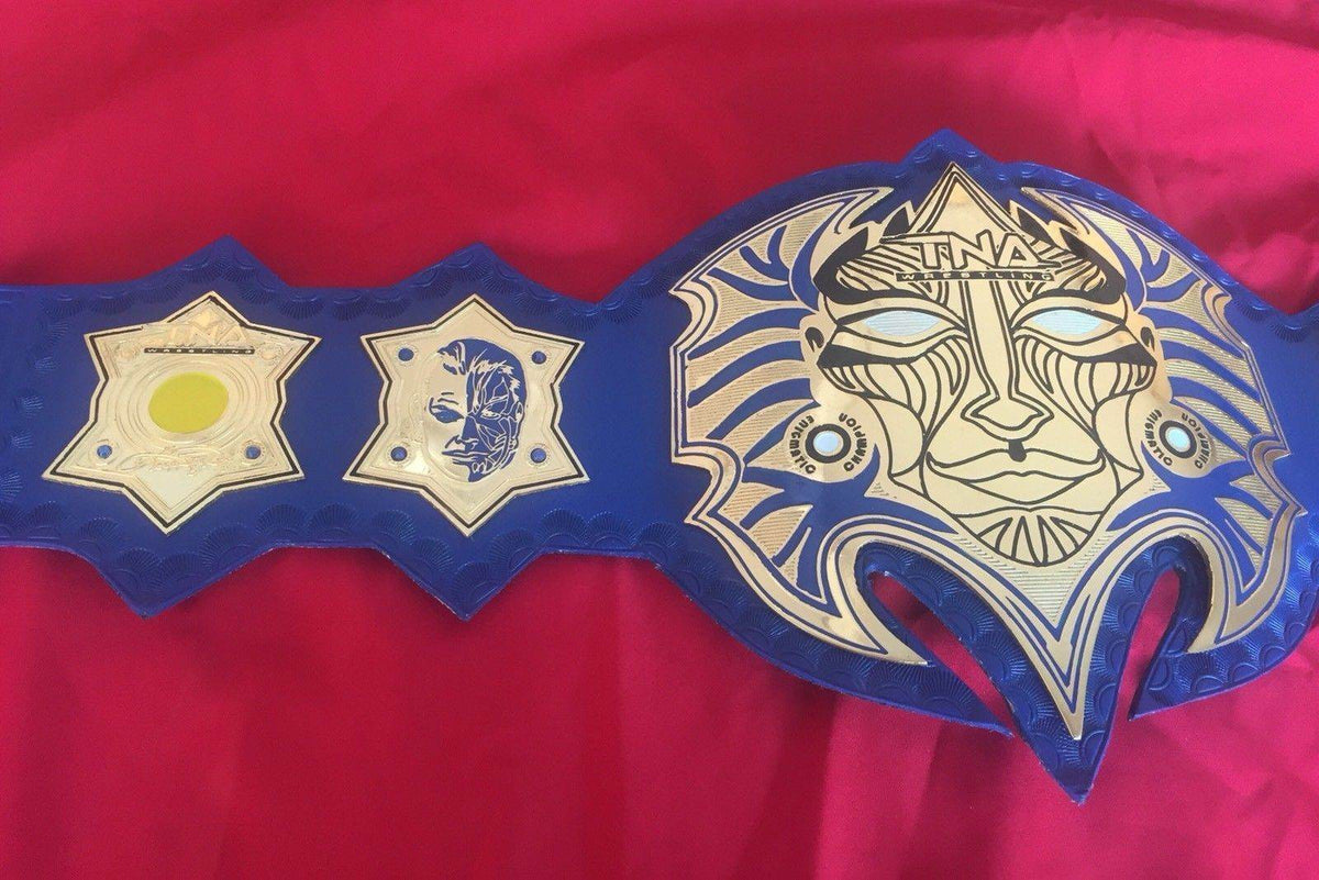 TNA Jeff Hardy Wrestling Championship Inspired Collectible Title Belt - photo 3 of 9 | Brex International