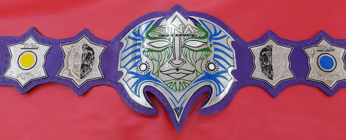 TNA Jeff Hardy Wrestling Championship Inspired Collectible Title Belt - photo 5 of 9 | Brex International