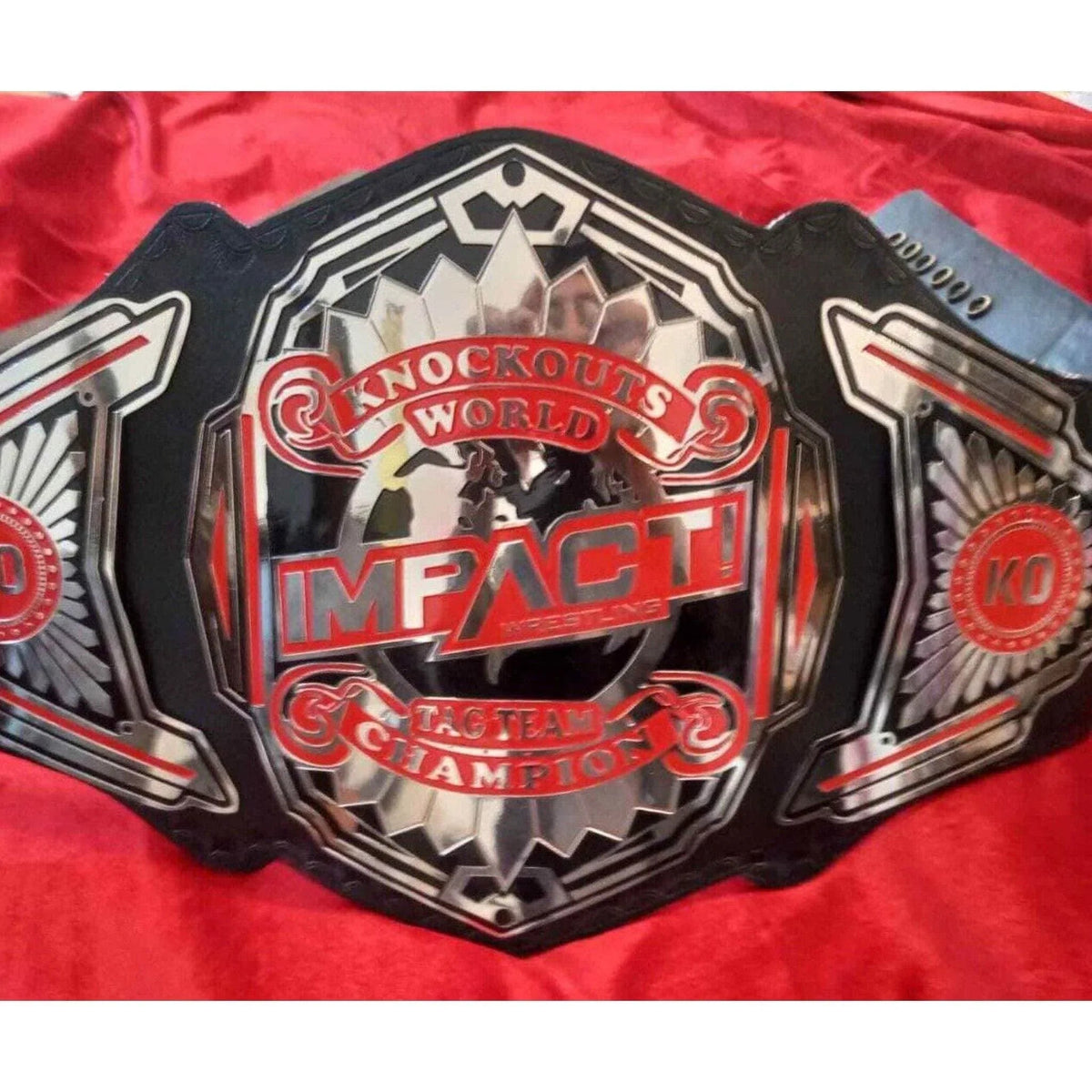 TNA Knockouts Tag Team Championship Inspired Collectible Title Belt - photo 2 of 9 | Brex International