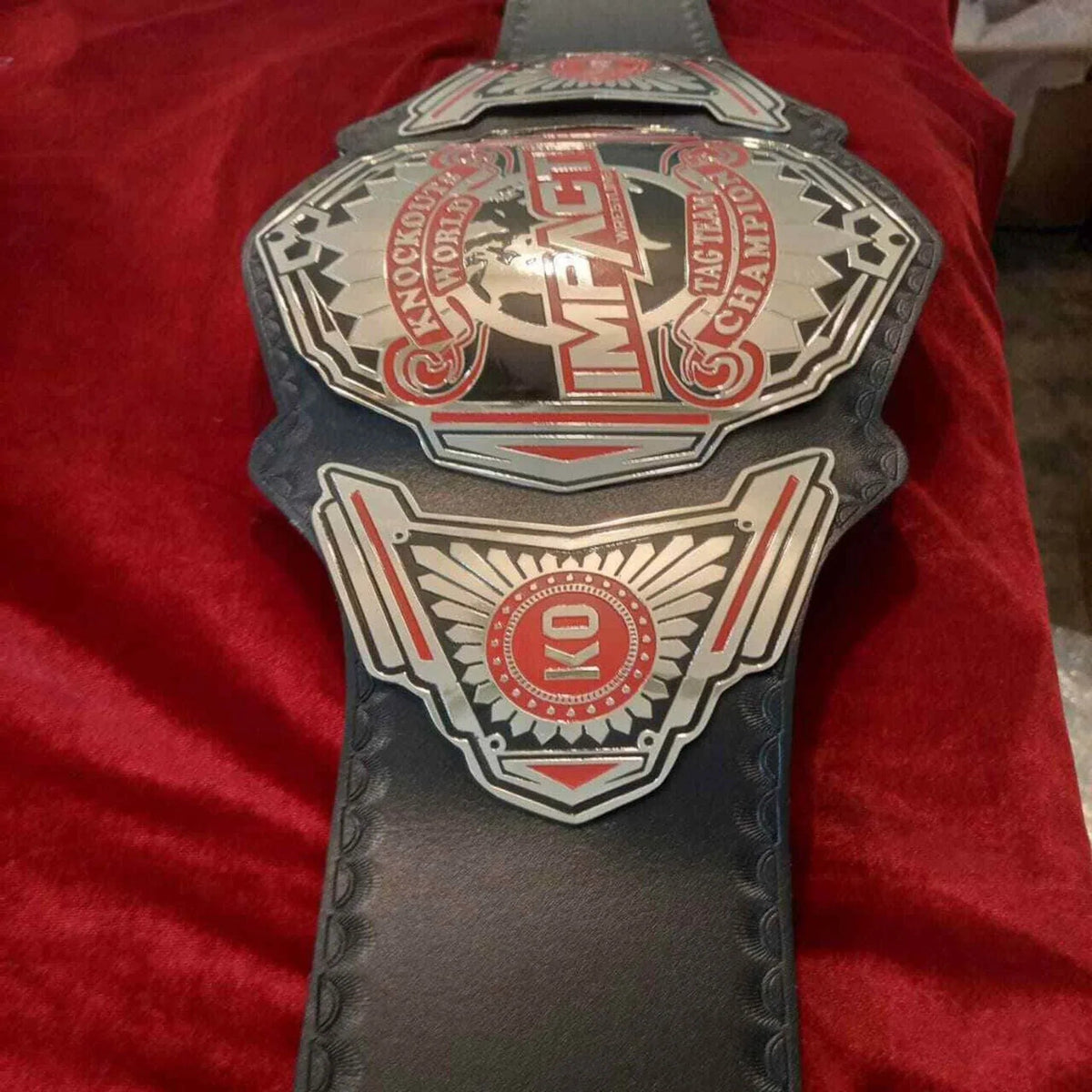 TNA Knockouts Tag Team Championship Inspired Collectible Title Belt - photo 8 of 9 | Brex International