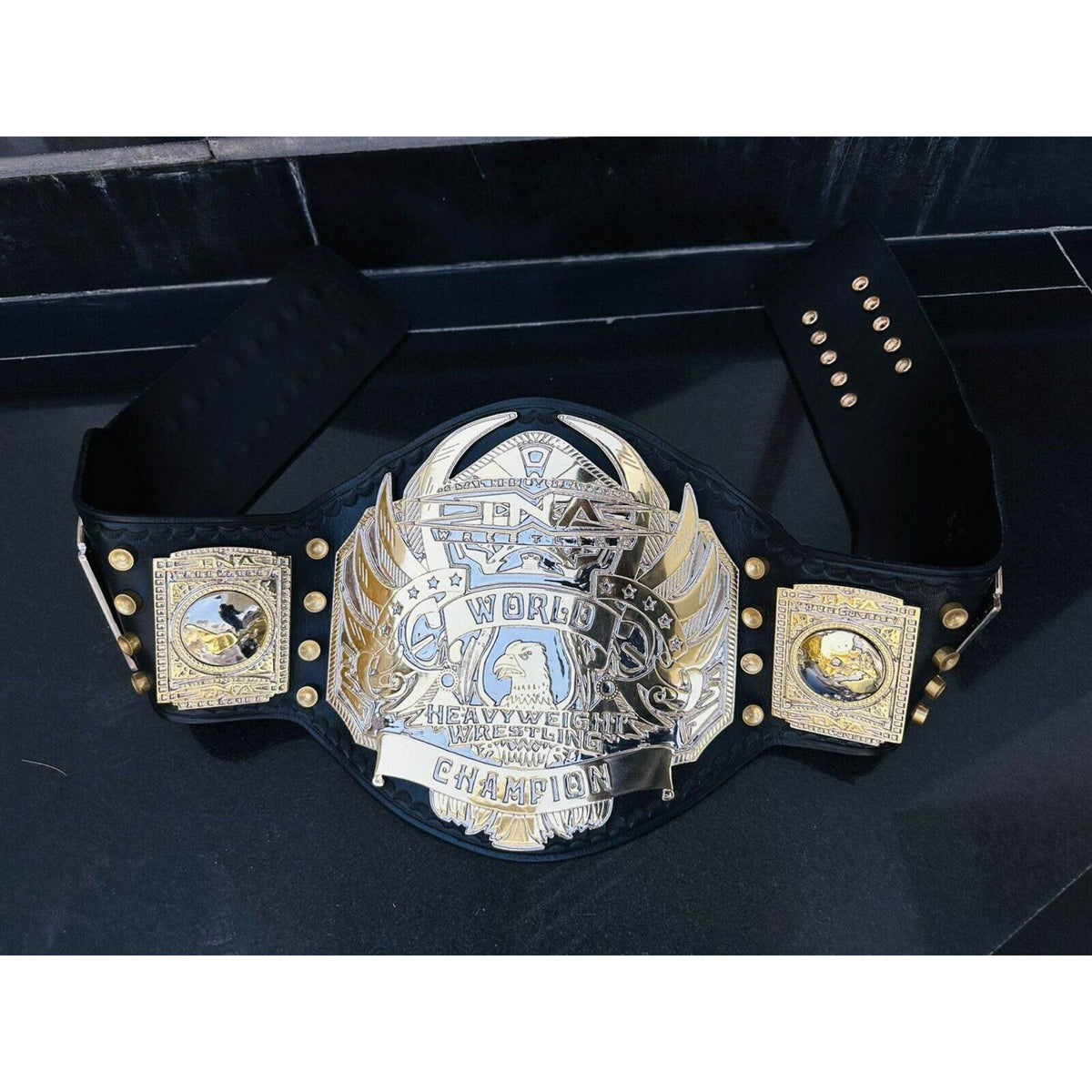 TNA World Heavyweight Championship Inspired Collectible Title Belt - photo 2 of 9 | Brex International