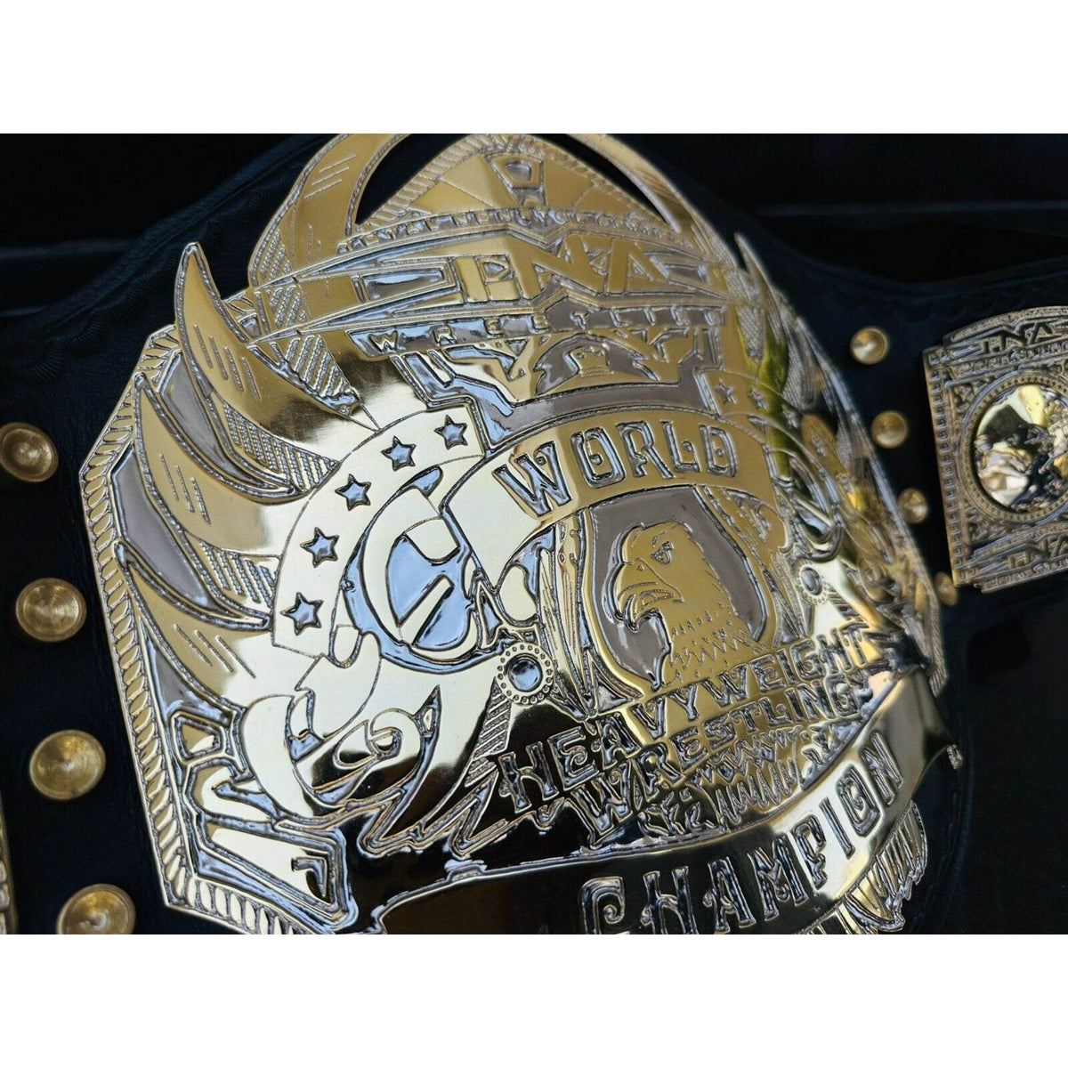 TNA World Heavyweight Championship Inspired Collectible Title Belt - photo 3 of 9 | Brex International