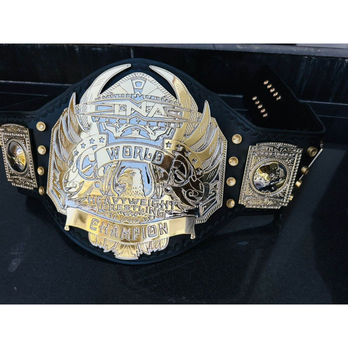 TNA World Heavyweight Championship Inspired Collectible Title Belt - photo 6 of 9 | Brex International