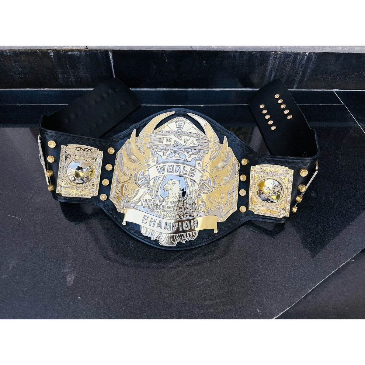 TNA World Heavyweight Championship Inspired Collectible Title Belt - photo 8 of 9 | Brex International