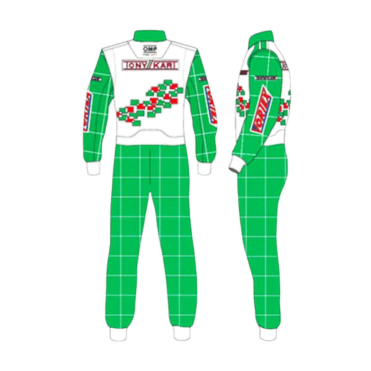Tony Kart Sublimation Printed Go Kart Driver Racing Suit – Pro Overall - go-kart racing suit, view 6 | Brex International
