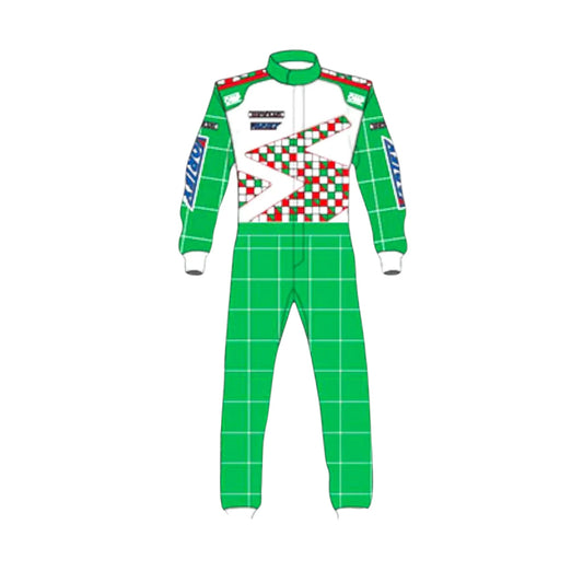 Tony Kart Sublimation Printed Go Karting Driver Suit – Pro Overall - go-kart racing suit, view 1 | Brex International