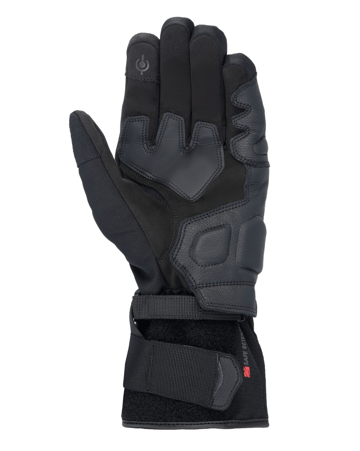 Tourer W-7 V2 Drystar® Gloves - Black - Alpinestars motorcycle gloves, view 2