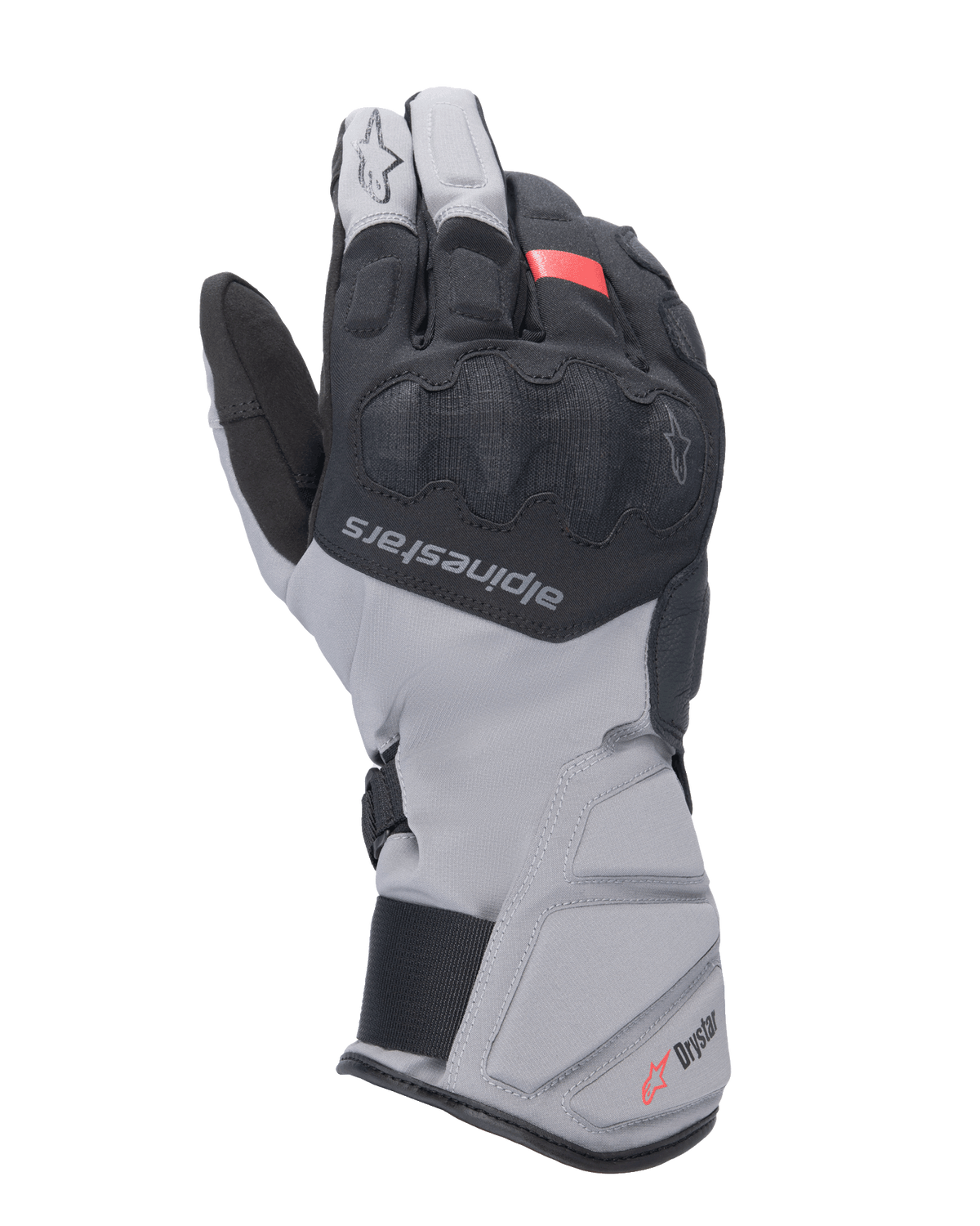 Tourer W-7 V2 Drystar® Gloves - Black/Dark Gray - Alpinestars motorcycle gloves, view 1