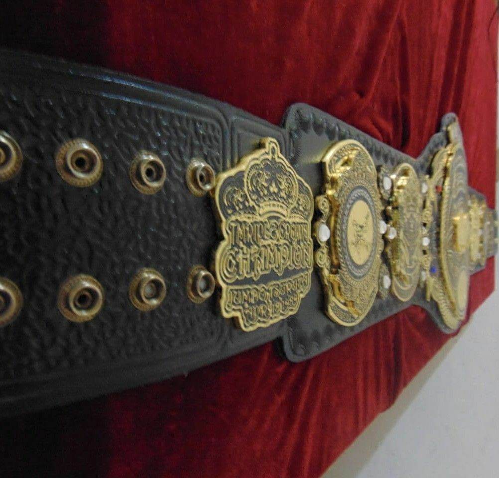 Triple Crown World Heavyweight Championship Leather Inspired Belt - photo 2 of 6 | Brex International