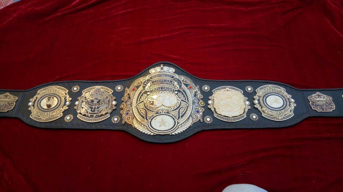 Triple Crown World Heavyweight Championship Leather Inspired Belt - photo 3 of 6 | Brex International