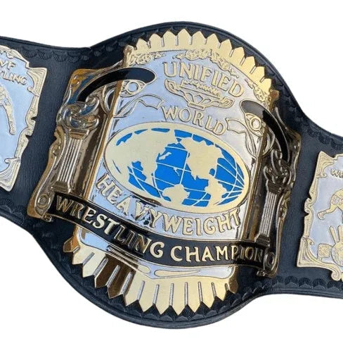 USWA Unified World Heavyweight Wrestling Championship Inspired Belt - photo 1 of 4 | Brex International