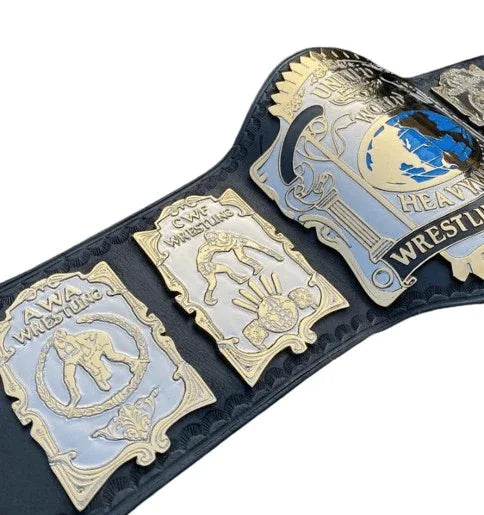 USWA Unified World Heavyweight Wrestling Championship Inspired Belt - photo 2 of 4 | Brex International