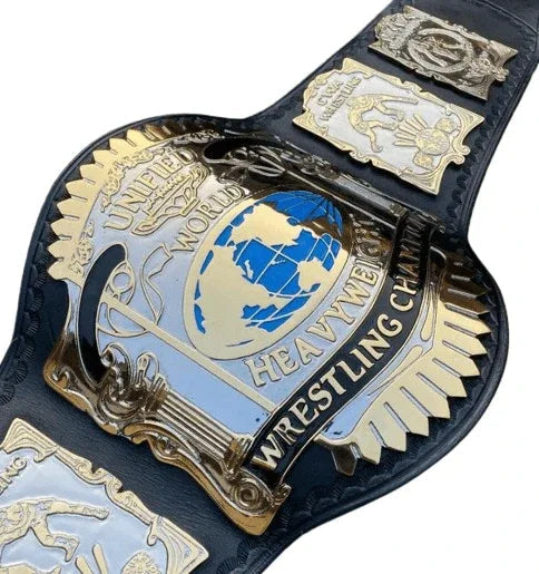 USWA Unified World Heavyweight Wrestling Championship Inspired Belt - photo 3 of 4 | Brex International