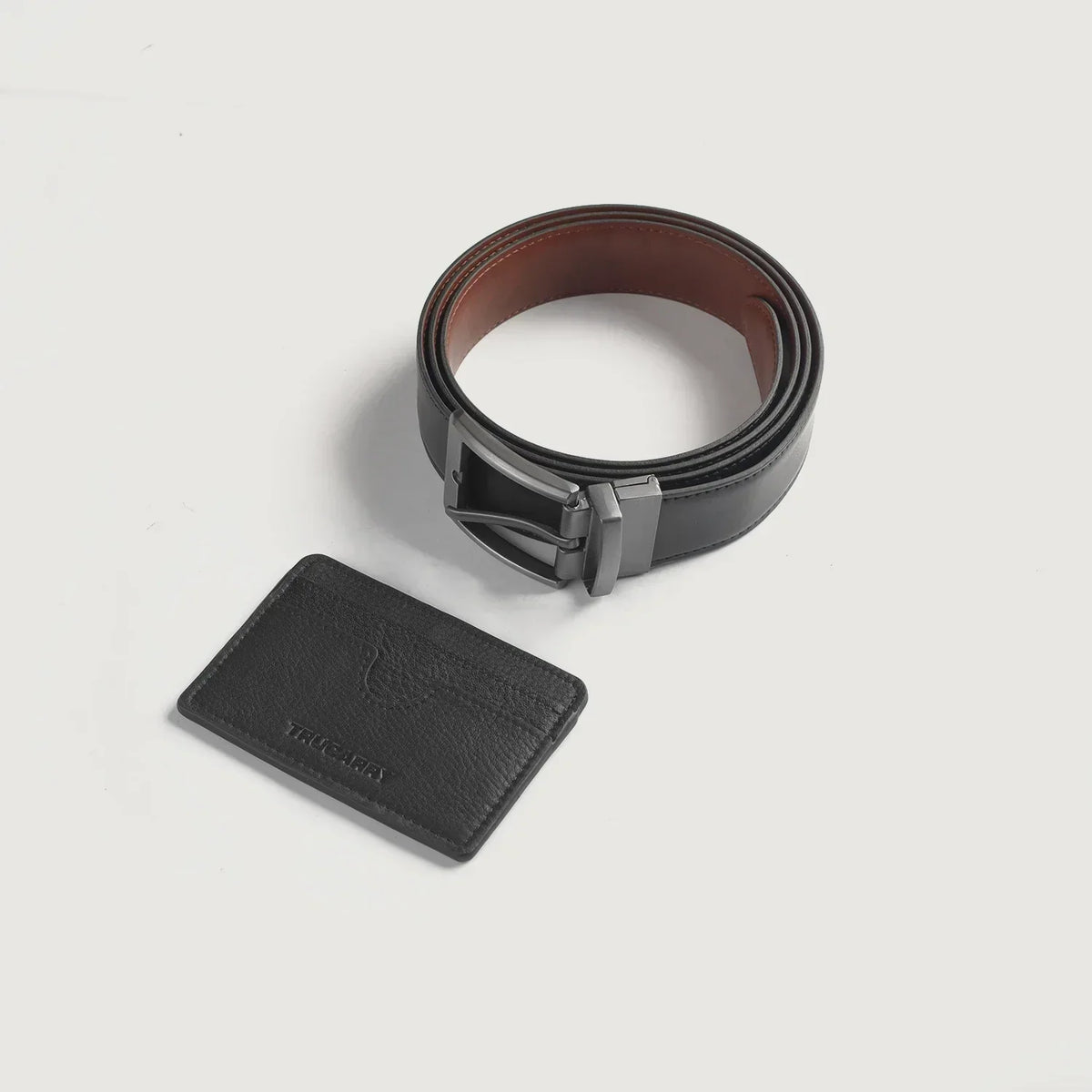Brex Voltor Black Leather Gift Set - black leather gift set, view 4