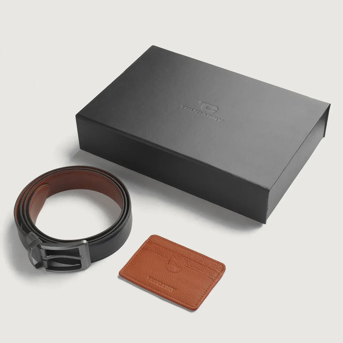 Brex Voltor Brown Leather Gift Set - brown leather gift set, view 1