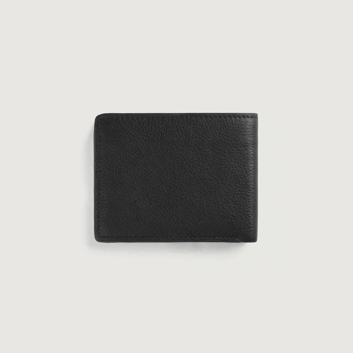 Brex Voren Black Leather Bi-fold Wallet - black bi-fold leather wallet, view 2