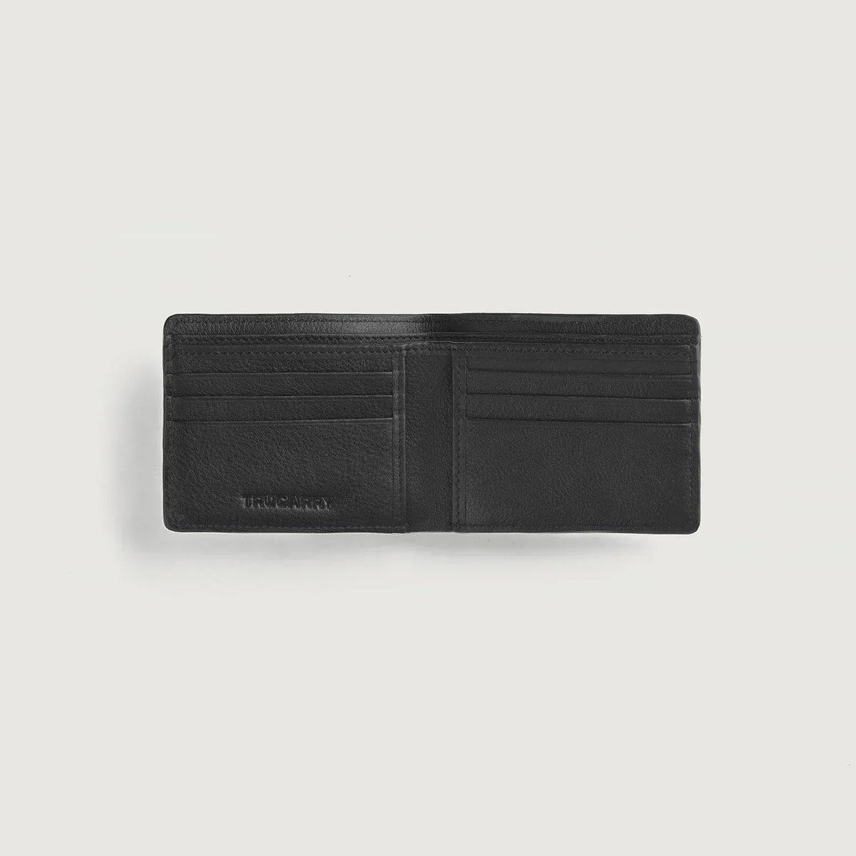 Brex Voren Black Leather Bi-fold Wallet - black bi-fold leather wallet, view 4