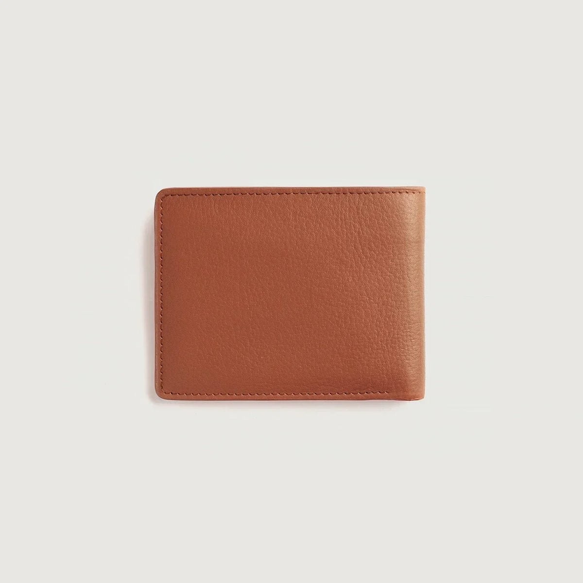 Brex Voren Brown Leather Bi-fold Wallet - brown bi-fold leather wallet, view 2