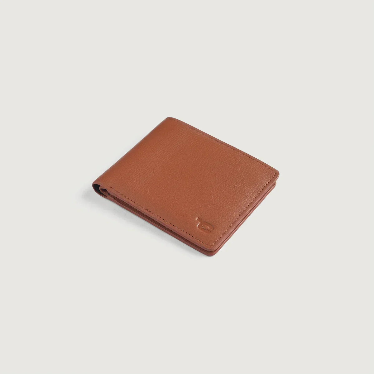 Brex Voren Brown Leather Bi-fold Wallet - brown bi-fold leather wallet, view 3
