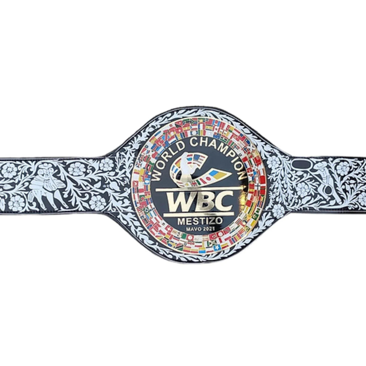 WBC Mestizo Mavo 2021 Wrestling Boxing Inspired Collectible Title Belt - photo 4 of 9 | Brex International