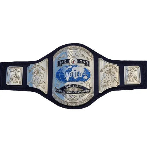 WCW Six Man Tag Team Championship Inspired Collectible Belt - photo 1 of 1 | Brex International