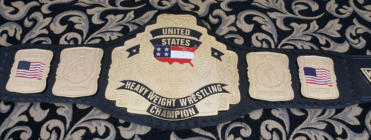 WCW United States Heavyweight Wrestling Championship Inspired Belt - photo 3 of 7 | Brex International