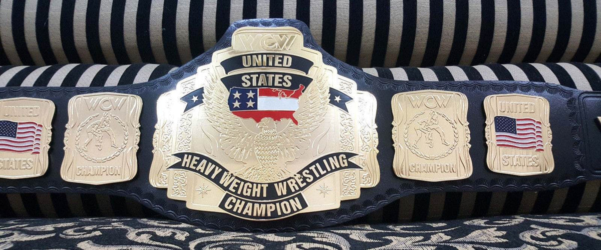 WCW United States Heavyweight Wrestling Championship Inspired Belt - photo 4 of 7 | Brex International