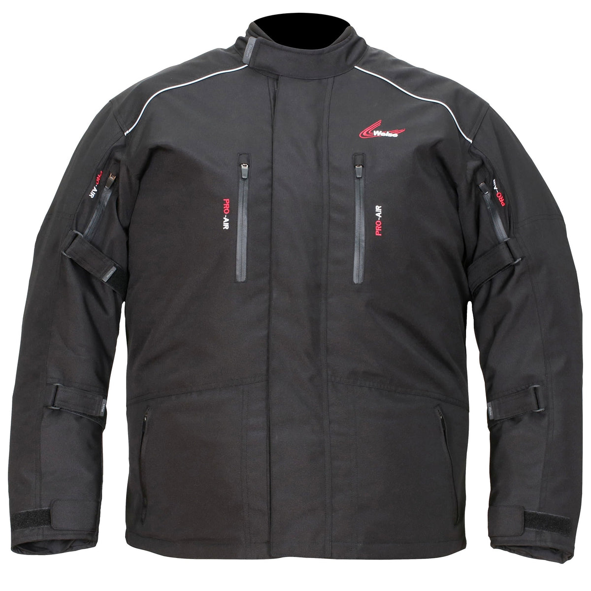 Weise Core Plus Textile Jacket - Black - Weise motorcycle jacket, view 1