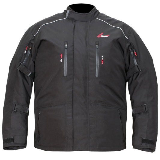 Weise Core Plus Textile Jacket - Black - Weise motorcycle jacket, view 1