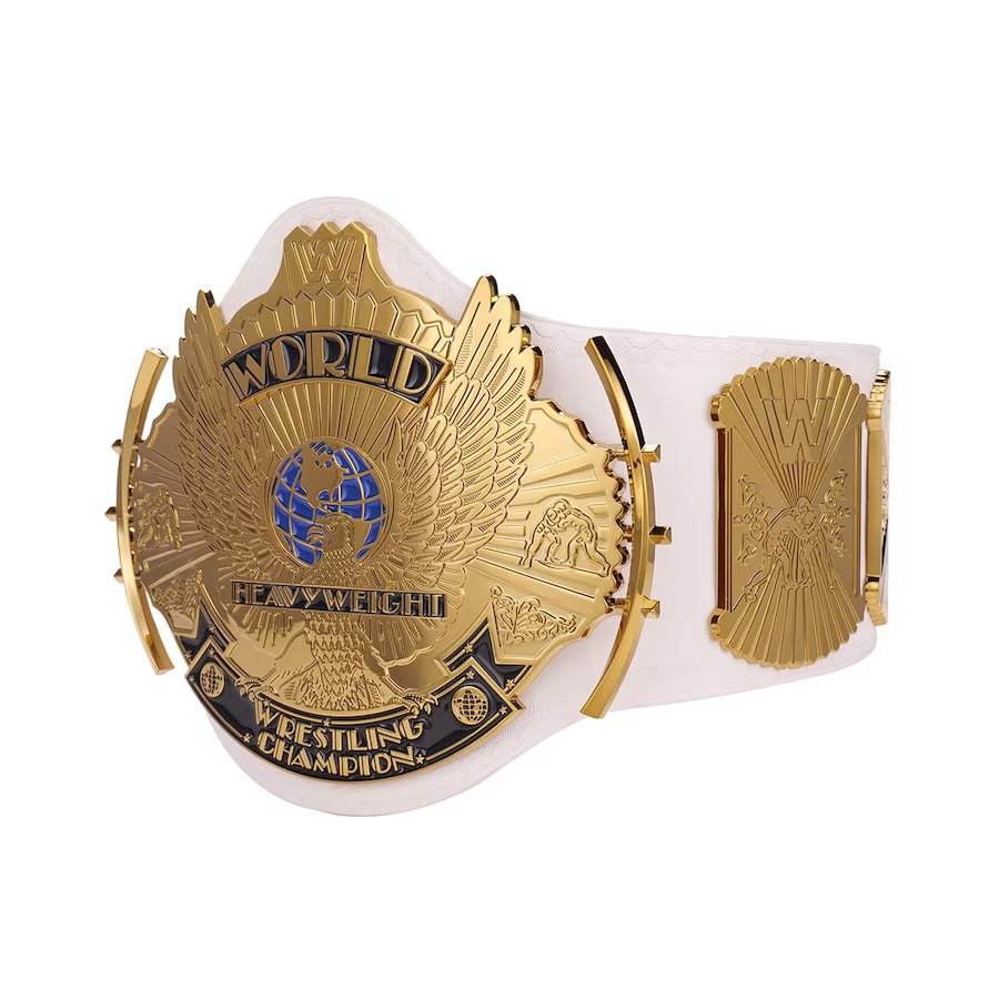 White WWE Winged Eagle Championship Inspired Collectible Title Belt - photo 3 of 8 | Brex International