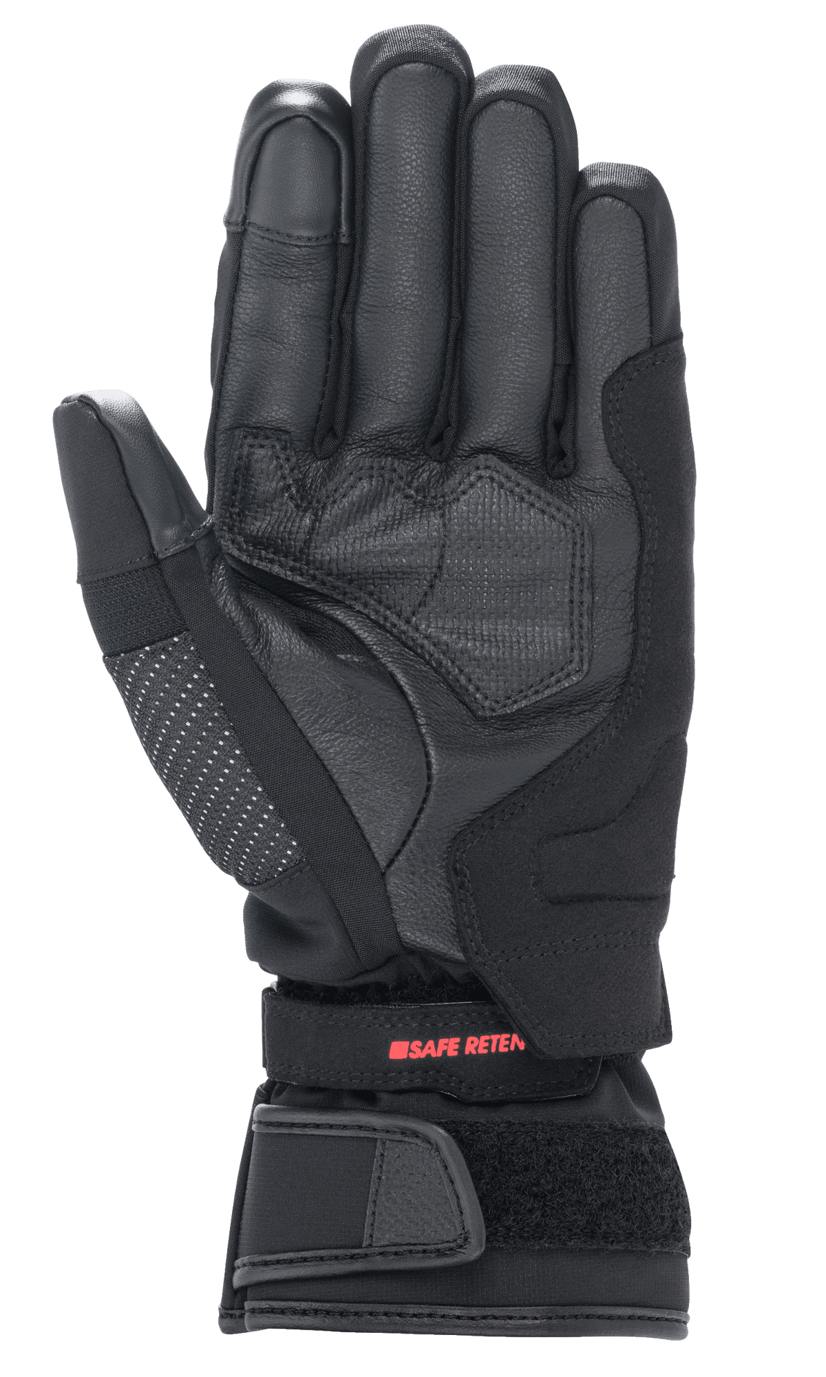 Women Stella Andes V3 Drystar® Gloves - Black/Coral - Alpinestars motorcycle gloves, view 2