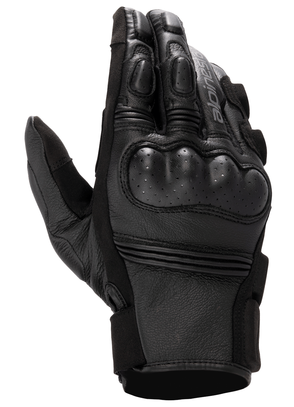 Women Stella Phenom Leather Air Glove - Black/Black - Alpinestars motorcycle gloves, view 1