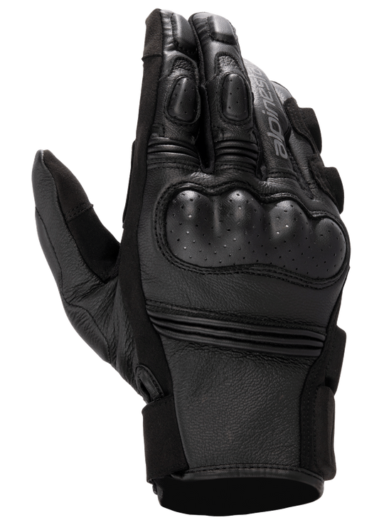 Women Stella Phenom Leather Air Glove - Black/Black - Alpinestars motorcycle gloves, view 1