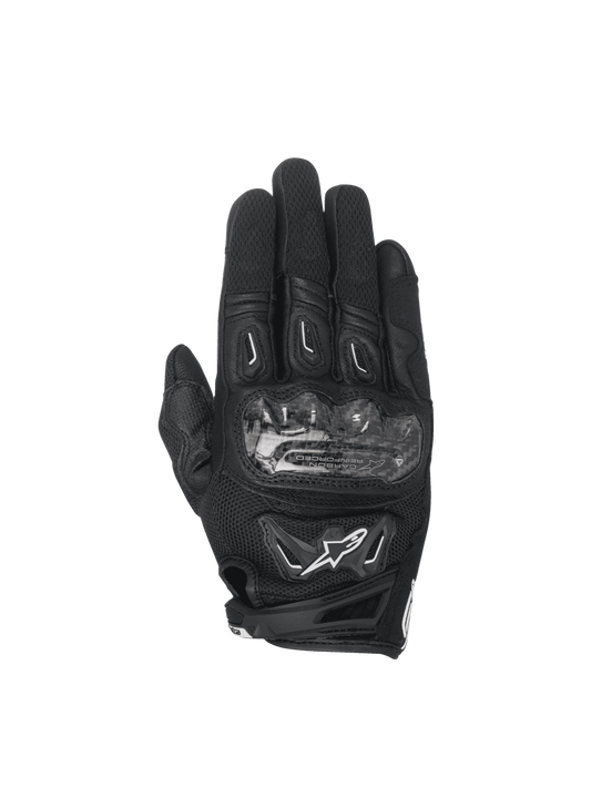 Women Stella SMX-2 Air Carbon V2 Gloves - Black - Alpinestars motorcycle gloves, view 1