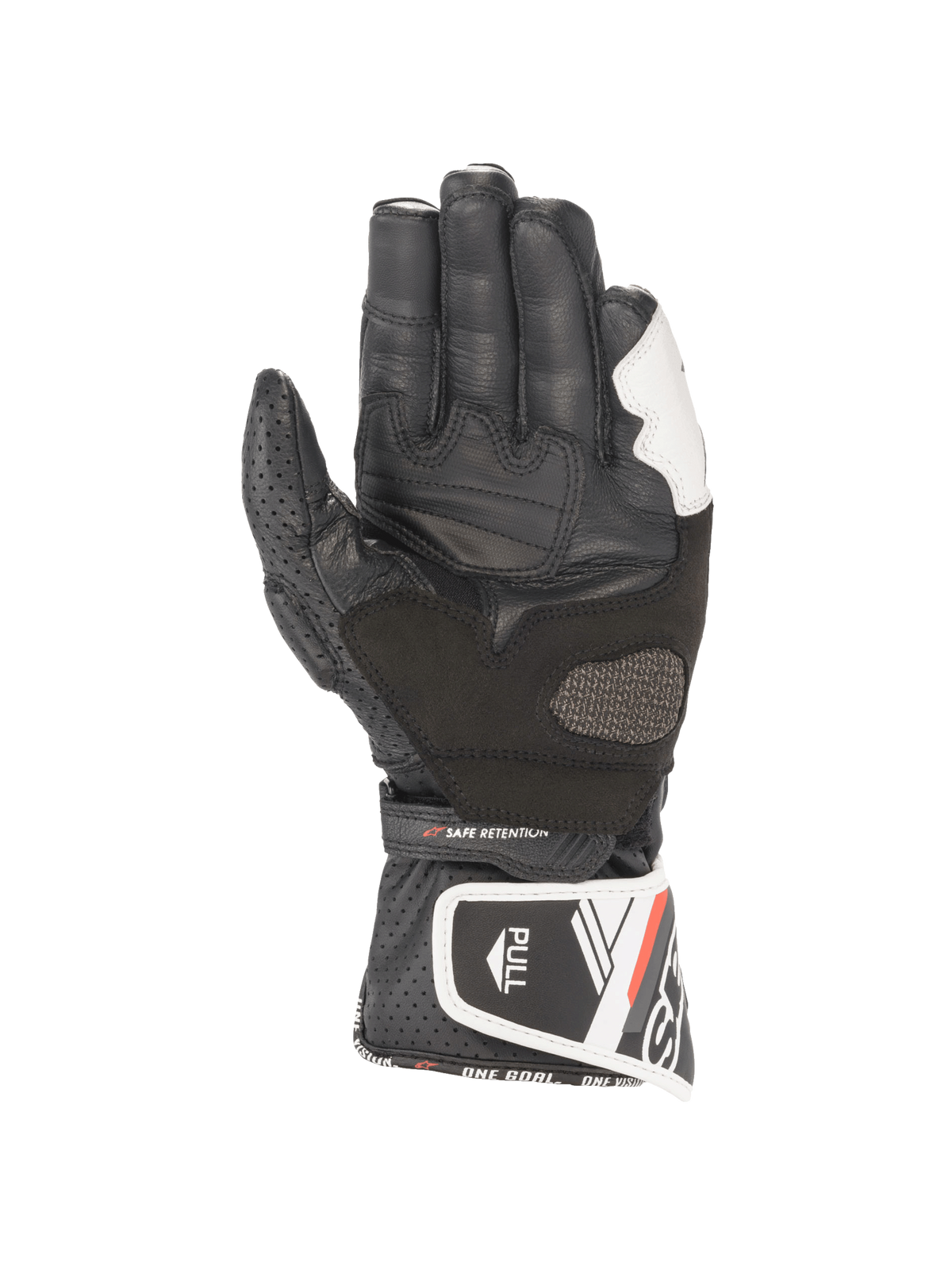 Women Stella SP-8 V3 Gloves - Black/White - Alpinestars motorcycle gloves, view 2