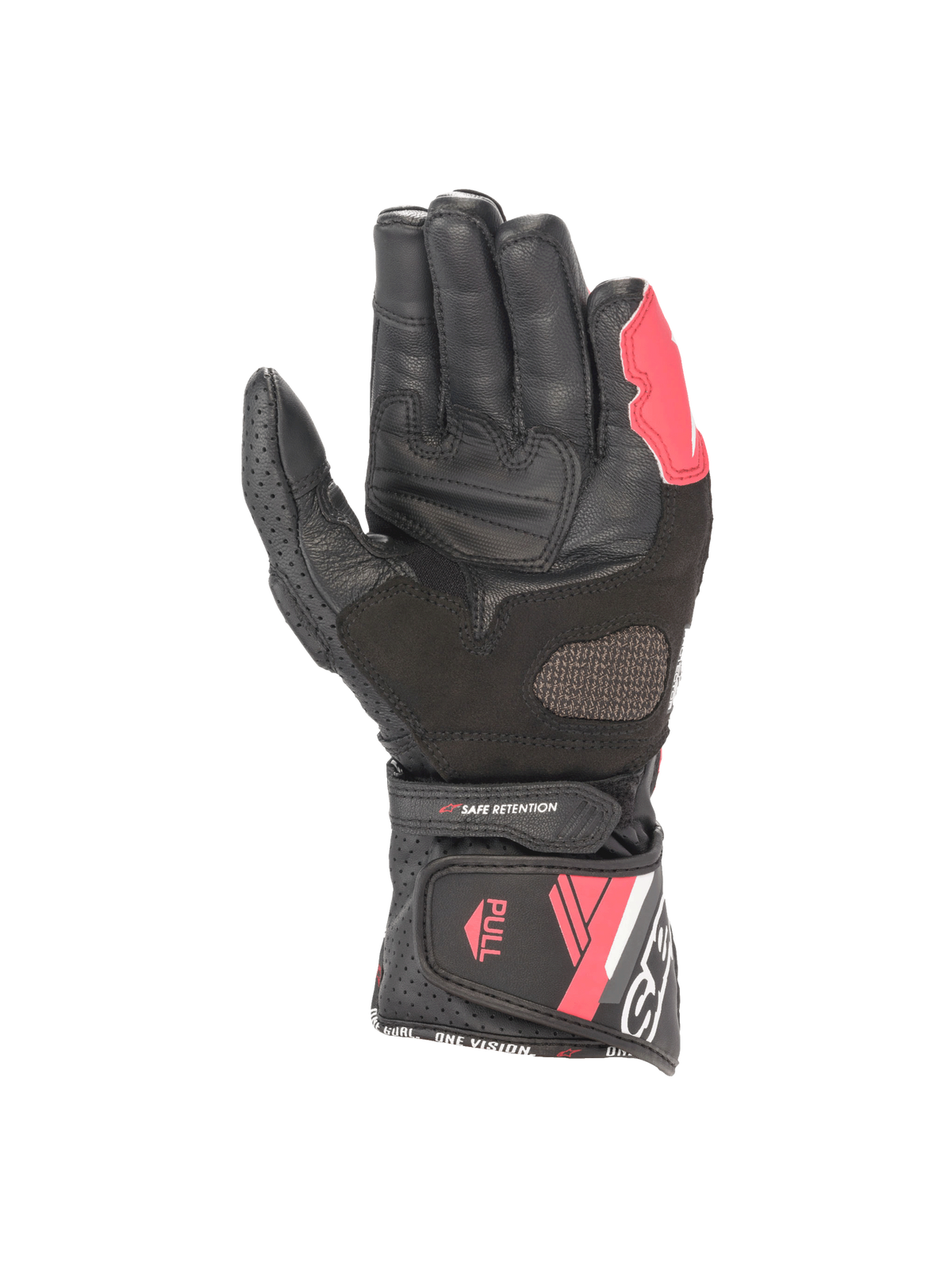 Women Stella SP-8 V3 Gloves - Black/White/Diva Pink - Alpinestars motorcycle gloves, view 2